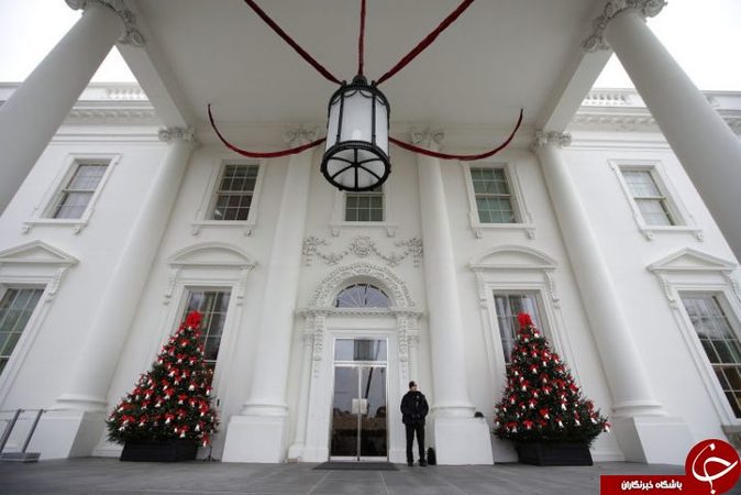 میشل اوباما کاخ سفید را برای کریسمس تزیین کرد +تصاویر