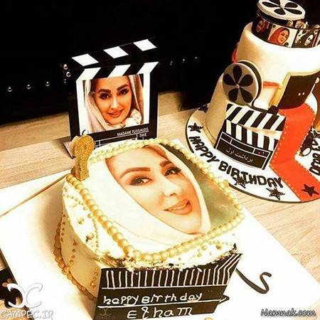 تصاویر/ کیک تولد خاص بازیگر زن ایرانی