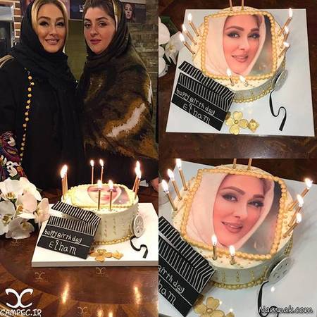 تصاویر/ کیک تولد خاص بازیگر زن ایرانی
