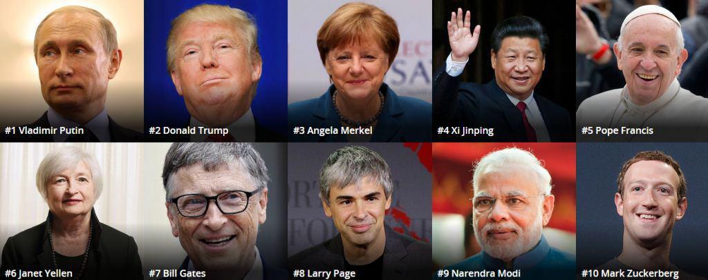 فهرست قدرتمندترین چهره‌های جهان/پوتین همچنان قدرتمندترین فرد/رهبر انقلاب در رده‌های نخست