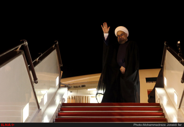 حسن روحانی مسکو را به مقصد تهران ترک کرد