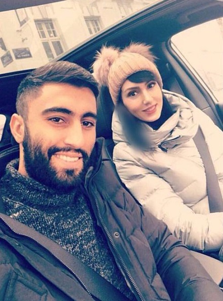 سلفی کاوه رضایی و همسرش فرنوش شیخی در بلژیک/عکس