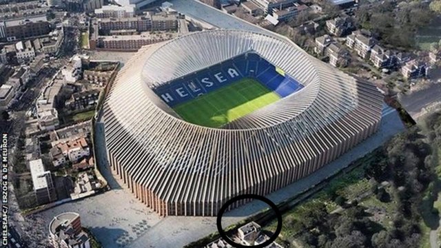 توقف ساخت گران‌ترین ورزشگاه اروپا/علت:‌ نرسیدن نور آفتاب به یک خانه/رویای رومن آبراموویچ بر باد می‌رود؟+عکس