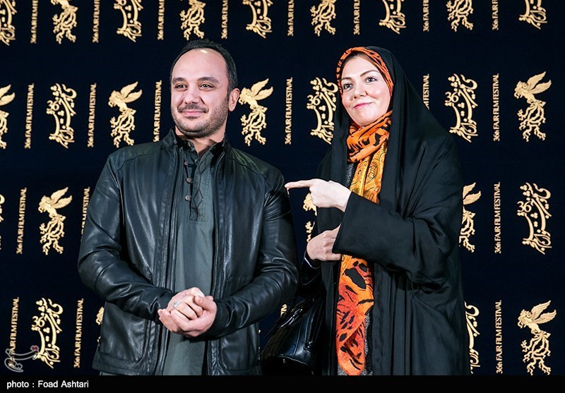 عکس/ حضور خانم مجری پر حاشیه در جشنواره فیلم فجر