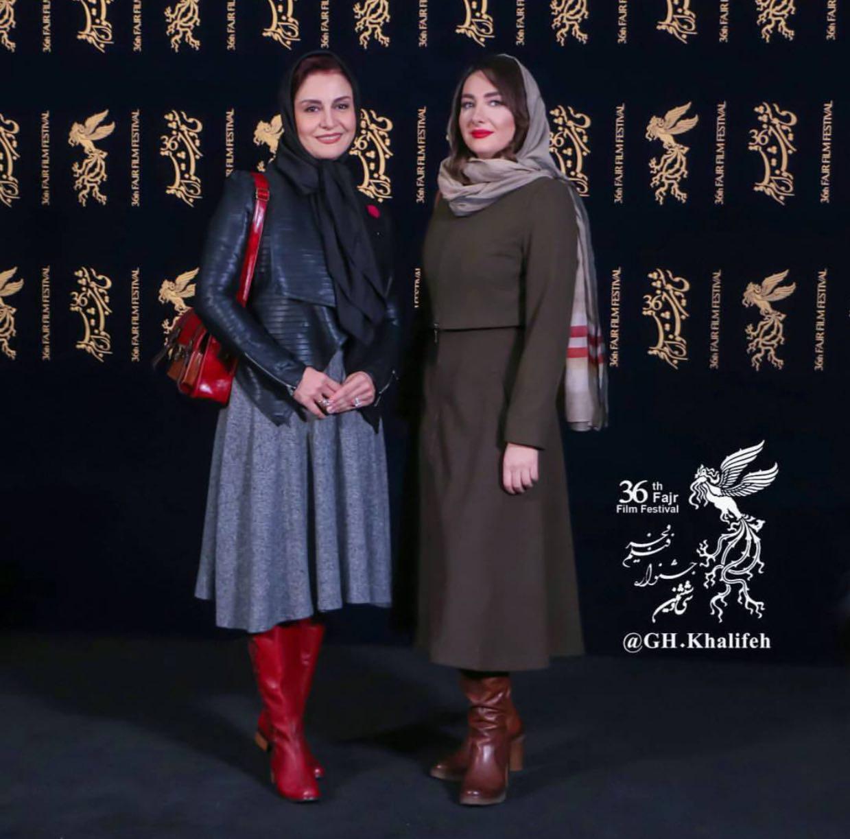 تیپ زدن متفاوت دو خانم هنرپیشه فوق مشهور برای جشنواره فیلم فجر + عکس