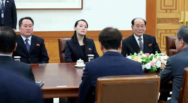 دیدار تاریخی رئیس‌جمهوری کره‌جنوبی با خواهر کیم جونگ اون +ع</div></noscript>
<div id=