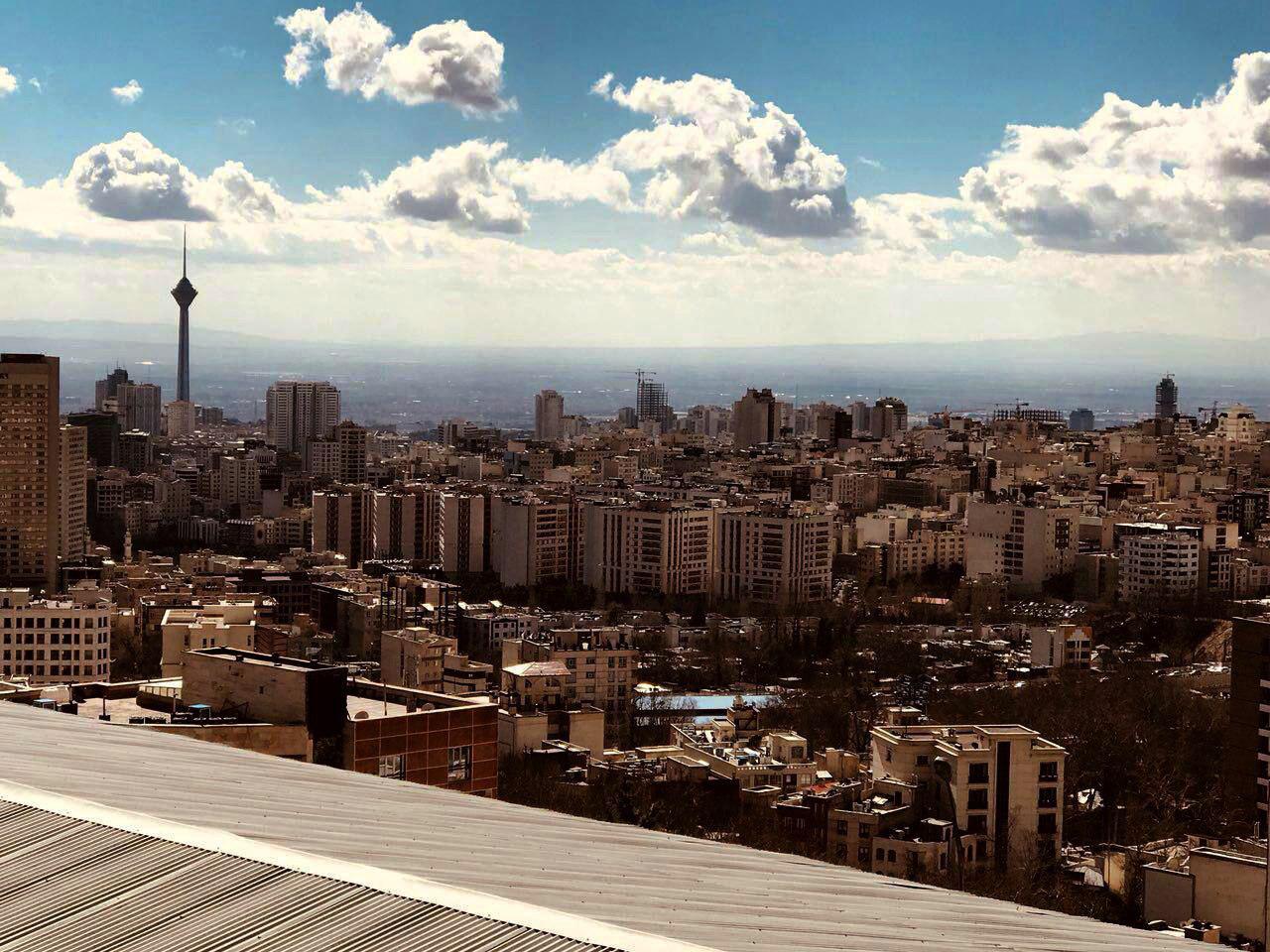 عکسی دیدنی از آسمان امروز تهران