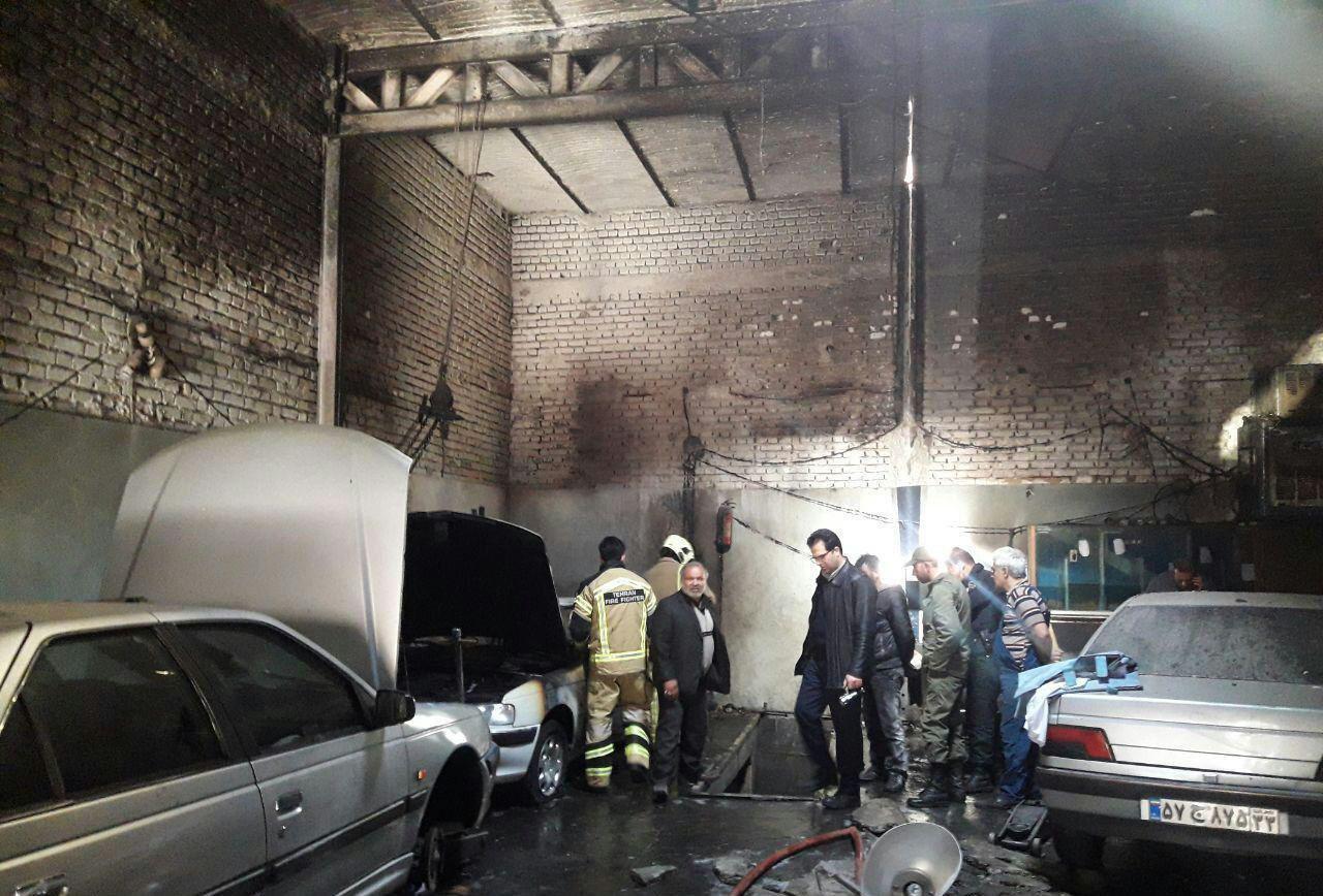 حریق در خیابان ۱۷ شهریور با ۵ کشته و زخمی+عکس
