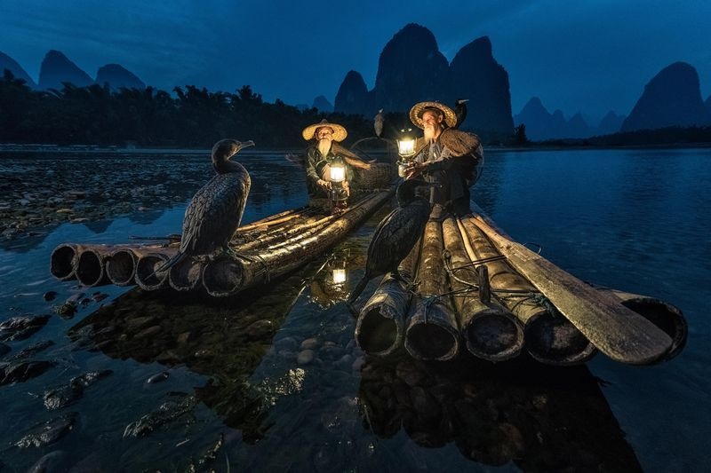 عکس/ ماهیگیران سنتی چین در عکس روز نشنال جئوگرافیک