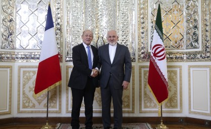 ظریف: موضوع موشکی ایران خارج از برجام و قطعنامه ۲۲۳۱ است/انتقاد از کارشکنی و فشارهای آمریکا/لودریان: فرانسه متعهد به اجرای برجام است ظریف: موضوع موشکی ایران خارج از برجام و قطعنامه ۲۲۳۱ است/انتقاد از کارشکنی و فشارهای آمریکا/لودریان: فرانسه متعهد به اجرای برجام است