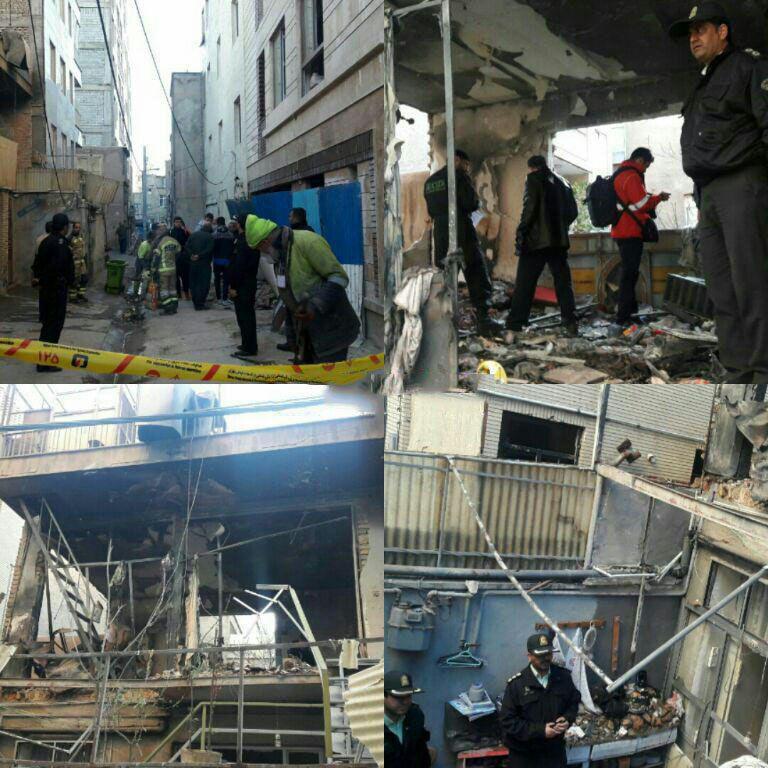 تخریب ساختمان دو طبقه در خیابان مرتضوی /عکس