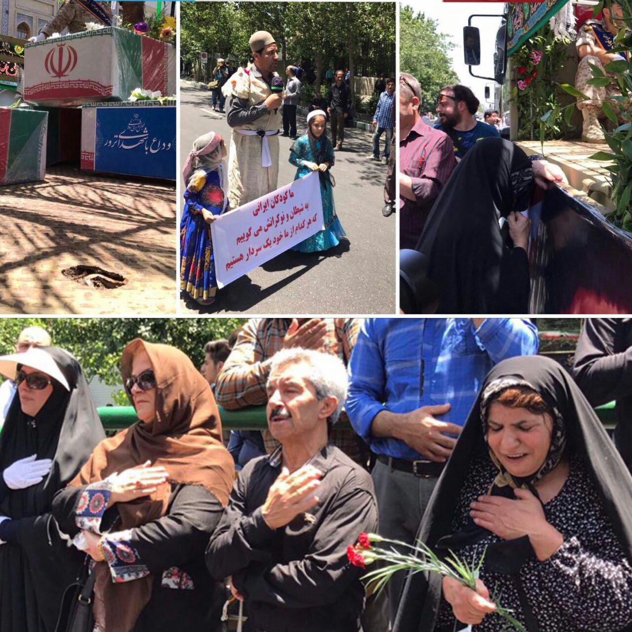 تصاویر/ مراسم تشییع شهدای حوادث تروریستی تهران