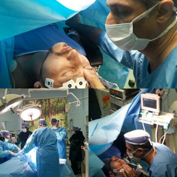 جراحی جوان مشهدی با هیپنوتیزم برای اولین بار! +عکس