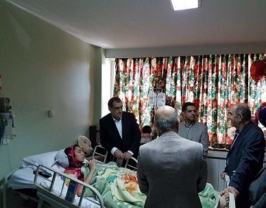 عیادت مجدد وزیر بهداشت از کیمیای ورزش ایران