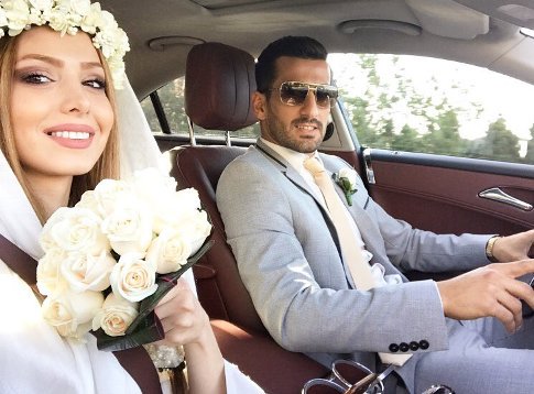 احسان حاج صفی ازدواج کرد / عکس وی و همسرش