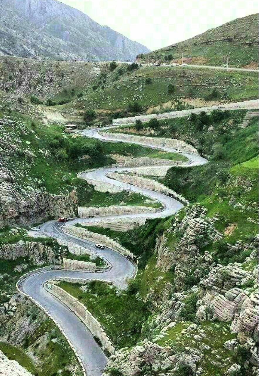جاده‌ای زیبا در کردستان عراق/تصویر