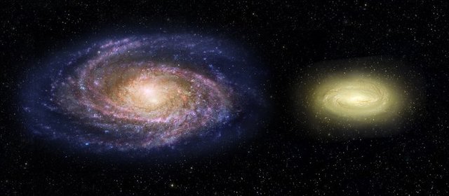 کهکشانی که با نظریه ایجاد کهکشان‌ها متضاد است