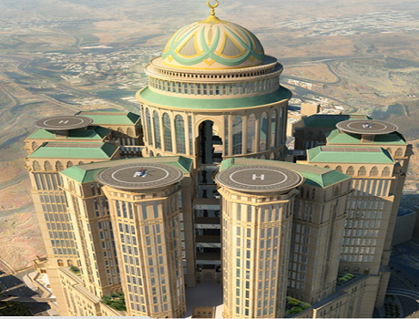 ساخت و ساز بزرگترین و مجهزترین هتل جهان توسط سعودی‌ها/عکس