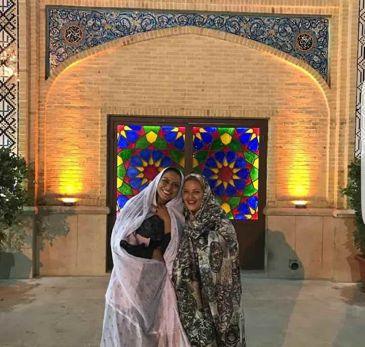 ماه عسل بهاره رهنما و همسرش در شیراز + تصاویر