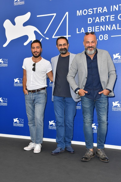 نوید محمدزاده و امیر آقایی در جشنواره ونیز/ عکس