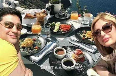 عکس: صبحانه لاکچری نیوشا ضیغمی و همسرش!