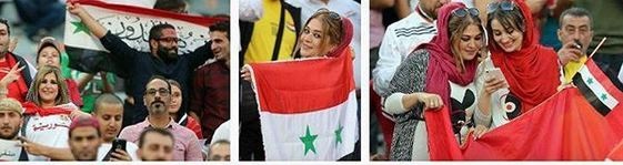شب شرمساری در آزادی/گفتند با پرچم سوريه برو داخل!