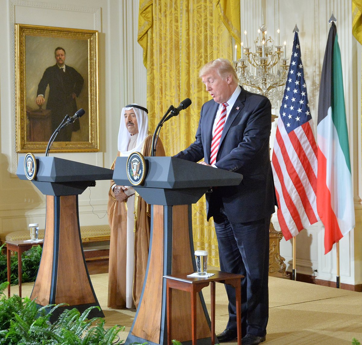 تکرار ادعاهای ترامپ علیه ایران/در پی فروش جنگنده‌های آمریکایی به کویت هستیم