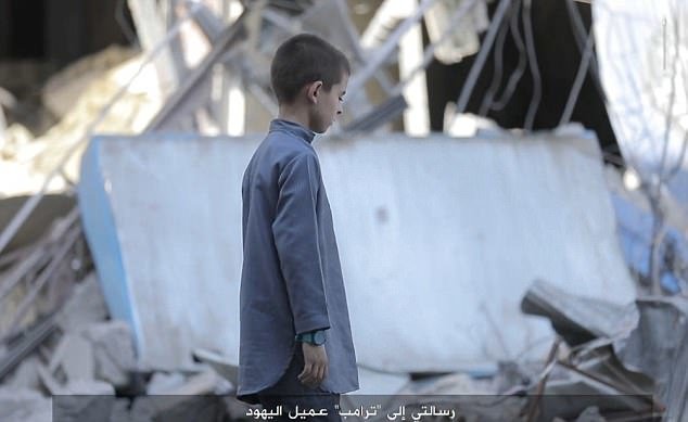 پسر ۱۰ ساله داعشی ترامپ را تهدید کرد+عکس