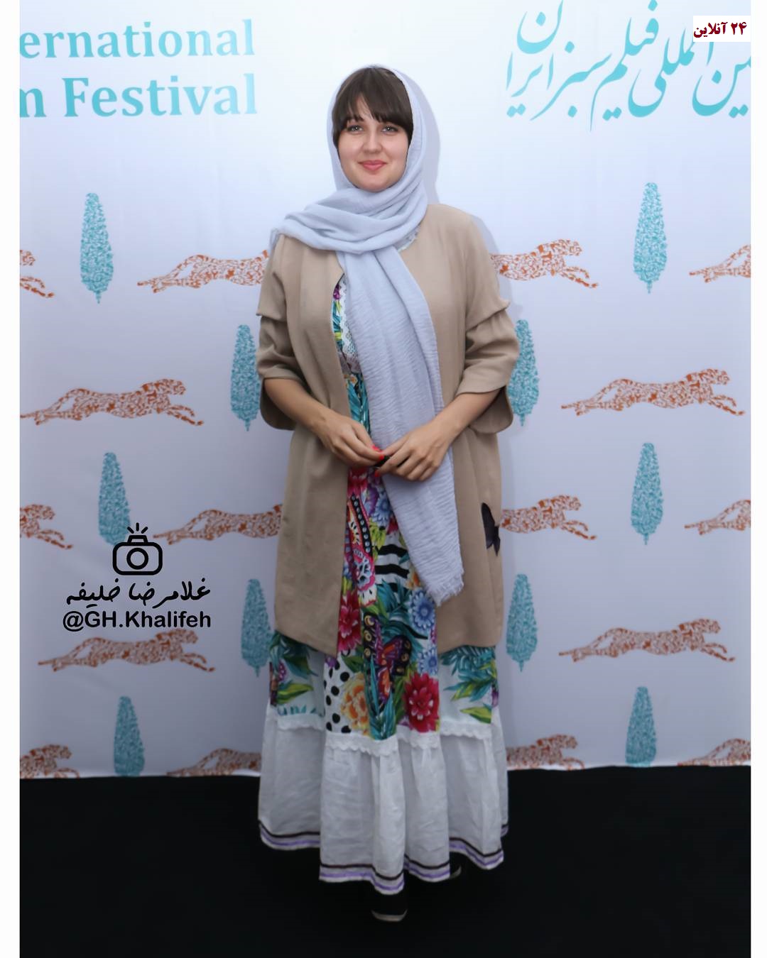 عکس/ «گلوریا هاردی» در حاشیه جشنواره فیلم سبز ایران