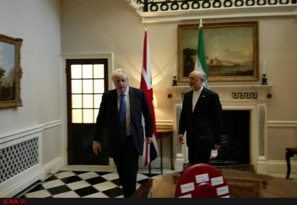 دیدار صالحی و وزیر خارجه انگلیس/حمایت قاطع جانسون از برجام+عکس