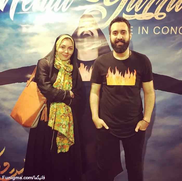 تیپ آزاده نامدری در کنسرت خواننده معروف / عکس