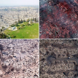 آتش‌سوزی کالیفرنیا: 31 کشته، صدها مفقود، ویرانی 3500 بنا و آتش‌سوزی در 190 هزار هکتار زمین/ عکس