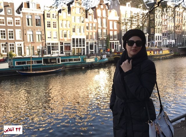 عکس/ تیپ «هلیا امامی» در آمستردام هلند