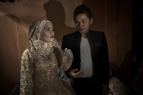 تصاویر + جشن ازدواج زوج فیلیپینی بعد از اخراج داعش