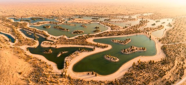 عکس/ دریاچه‌ای میان کویر در عکس روز نشنال جئوگرافیک