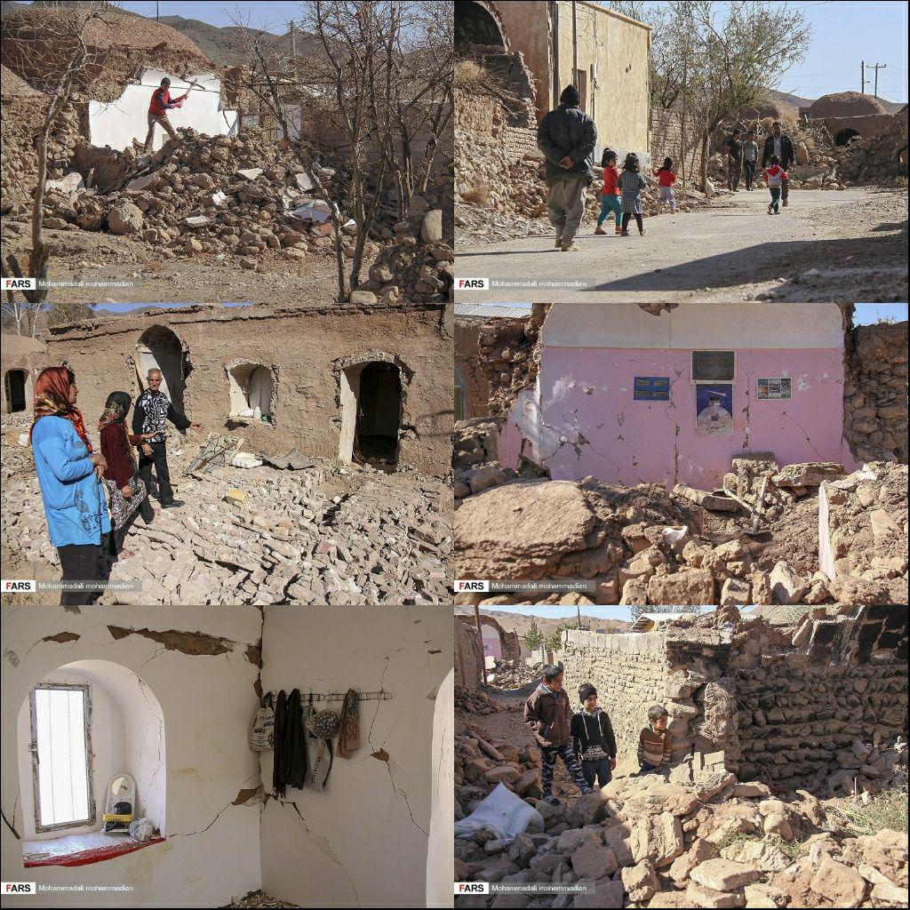 خسارات زلزله در استان کرمان/تصاویر