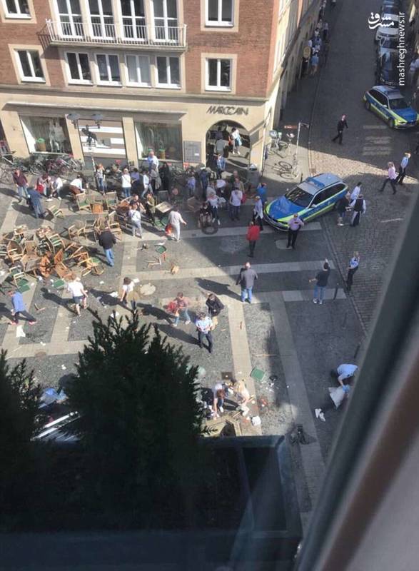 عکس/ حمله وحشیانه خودرو به عابران در آلمان