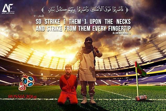 داعش، پوتین و جام جهانی را تهدید کرد +عکس