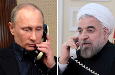 گفت‎وگوی رؤسای‌جمهور ایران و روسیه درباره سوریه/روحانی: نباید اجازه دهیم آتش تنشی جدید در منطقه شعله‌ور شود/پوتین: حمله آمریکا نقض قوانین بین‌المللی است