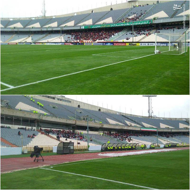 عکس/ حال و هوای ورزشگاه آزادی قبل از بازی پرسپولیس