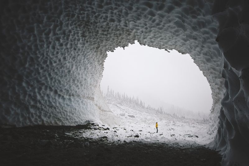 عکس/ غار یخی واشنگتن در عکس روز نشنال جئوگرافیک