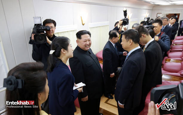 حاشیه های سفر رهبر کره شمالی و همسرش به چین/عکس