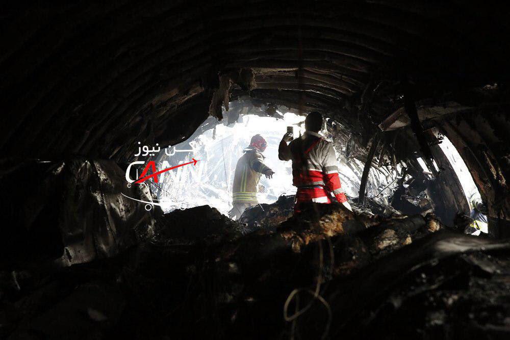 سقوط هواپيماى بوئينگ ٧٠٧ در کرج|از ۱۶ سرنشین تنها یک نفر نجات یافته+فیلم و عکس