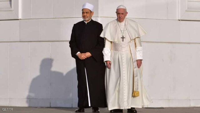 پاپ فرانسیس در امارات/ امضای سند برادری انسانی میان واتیکان و الازهر