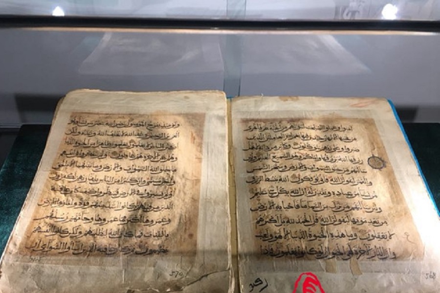 قدیمی ترین قرآن چین به نمایش گذاشته شد