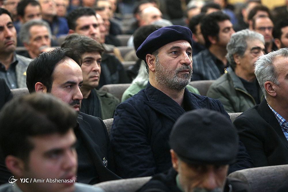 تصاویر | حمید فرخ‌نژاد و جواد خیابانی در مراسم ختم خشایار الوند