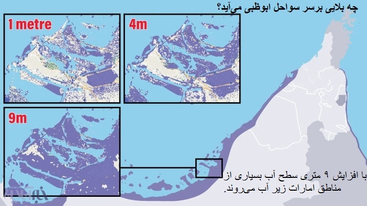 آب‌ خلیج‌فارس پایین می‌رود/کیش‌ و قشم زیر‌آب‌ نمی‌روند