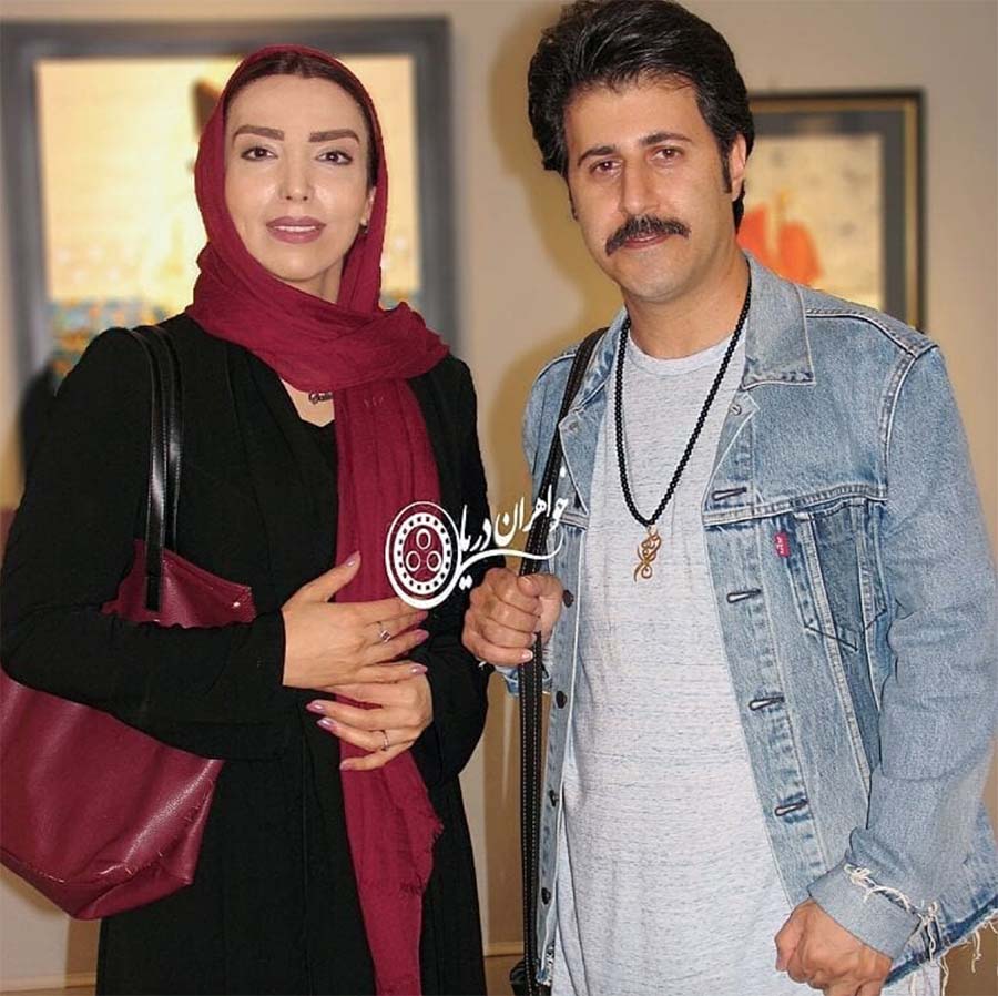 تیپ متفاوت «هومن حاجی عبداللهی» و همسرش + عکس