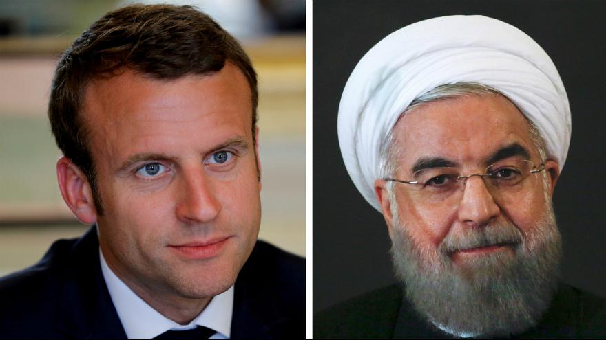 گفت‌وگوی تلفنی روسای جمهور ایران و فرانسه درباره توافق هسته‎ای/ضمانت مکرون به روحانی در پایبندی به برجام
