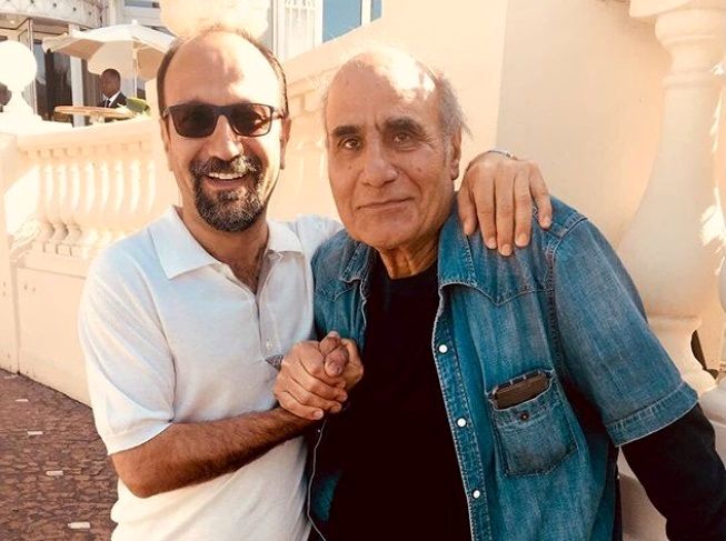 دیدار اصغر فرهادی با امیر نادری در جشنواره کن (عکس)